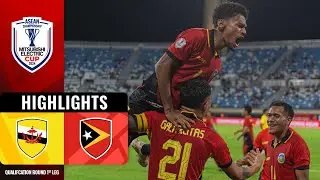 🇧🇳 BRUNEI DS 0-1 TIMOR-LESTE 🇹🇱 | #MITSUBISHIELECTRICCUP 2024 QUALIFICATION ROUND