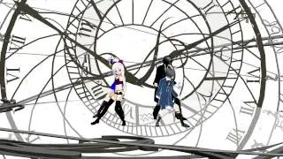 [MMD] black butler and fairy tail canterella mix
