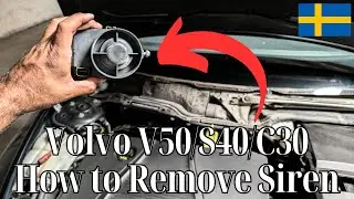 How to Remove Volvo S40/V50/C30 2008 - Alarm Siren | Adnans Garage