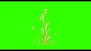 Sparkle Fire works Efx FullHD 1080 / 2D EFFECTS / Green Screen / For your YouTube Channel