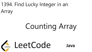 UNLISTED | LeetCode 1394 | Java