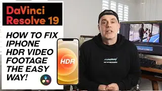 Fix iPhone HDR footage the Easy way with DaVinci Resolve | Color Grading Using Luts