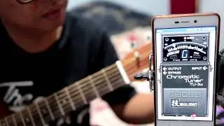 Cara Stem Gitar pake HP (Tuning dengan Boss Tuner Android)