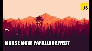 Mouse Move Parallax Effect JavaScript Tutorial | How to make Parallax Effect?