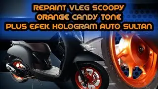 VELG WARNA ORANGE CANDY DEGAN EFEK HOLOGRAM⁉️ BISA DONG