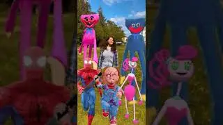 Hulk VS Long Legs VS Ice Screm VS Cartoon Cat Pac-Man Spider KissyMissy Hulk#funny