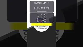 Number Series: Civil Service Exam 2024 #civilservicereviewer