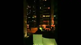 Reação do bairro Belvedere - Belo Horizonte, com o discurso da Presidenta Dilma. 08/03/2015