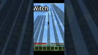 fall damage test..😳 #shorts #mcpe #minecraft #facts #mtyhs #trending