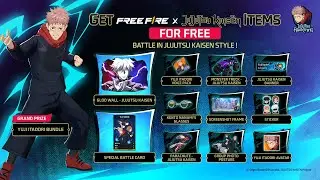 Free Fire x Jujutsu Kaisen Free Rewards Introduction | Free Fire Official
