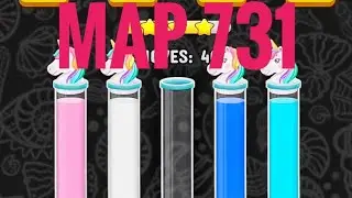 color water sort 3D level 731