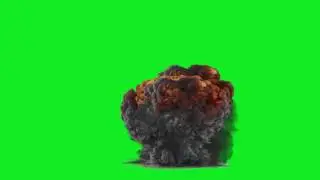Green Screen HD   Explosão Chroma key HD