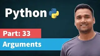 Parameter and Argument in Python | [Part 33] Python Tutorial for Beginners in Hindi