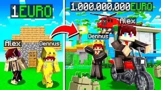 1 MINUUT vs 60 MINUTEN VILLA Bouwen CHALLENGE! (Minecraft)