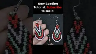 Chandelier Colorful Earrings #seedbeadsearrings #beadingtutorials #diy