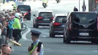 Pope Francis Leaving Phoenix Park, Dublin, Ireland. August 2018.