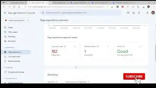 Page Experience, Core Web Vitals and Mobile Usability | Google Search Console - Part 6