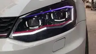 for volkswagon polo jetta passat vento skoda headlight daytime running led drl white led indicator