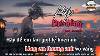 KARAOKE | Kiếp Má Hồng | TONE NỮ | Tú Na | Trời sinh ra kiếp má hồng | Rjm Official
