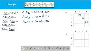 Matrix chain multiplication using dynamic programming Part 2/3