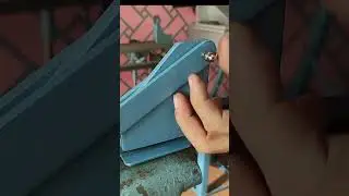 Cortador de laminas con tijera de herreria