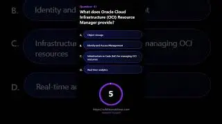 What does Oracle Cloud Infrastructure OCI Resource Manager provide