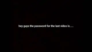the password