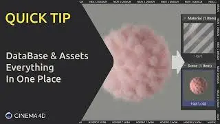 Quick Tip Cinema 4D Database & Asset Browser Tutorial