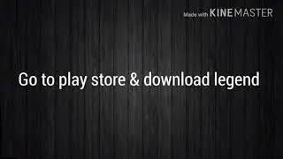How to use legend app for intro & outro