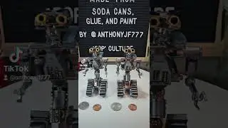 Short Circuit Johnny-5  (Soda can Sculpture)
