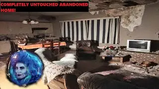 THIS HOME ABANDONED After Marcella Died On Her 90th Birthday! (UNTOUCHED) - GHOSTLY ORB SCARED ME!!!