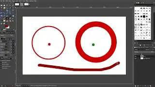 GIMP TUTORIAL - How to make a circle