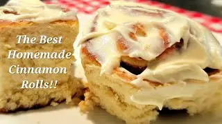 Homemade Cinnamon Rolls Recipe!