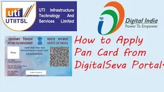 How to Apply UTI Pan Card from Digitalseva Portal CSC