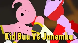 STICK NODES FIGHT| Kid Buu vs Janemba