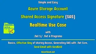 Azure SAS | Azure Shared Access Signature | Storage Account Shared Access