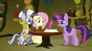 Fluttershy meets with Zecora and Twilight