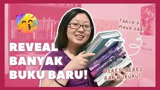 BOOK HAUL Sebulan + Beresin Rak Buku! | Rekomendasi Buku Fantasi sampai Self Improvement!