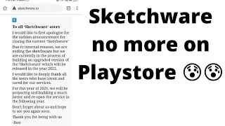 Sketchware is no more 😨😰😭