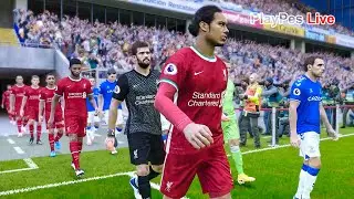 PES 2021 - Everton vs Liverpool - Merseyside Derby - Full Match & Goals - Gameplay PC