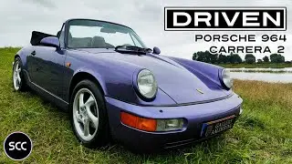 PORSCHE 911 964 CARRERA 2 1990 | 4K | Violet Blue | Drive in top gear with engine sound | SCC TV
