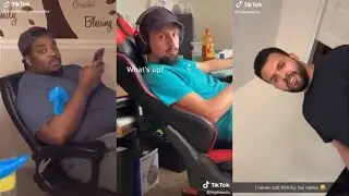 Calling my Husband by his first name to see his reaction - TikTok compilation