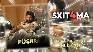 Pushpa 2 ⚡ AE INSPIRED ALIGHT MOTION BADASS EDIT XML PRESET FILE #xml
