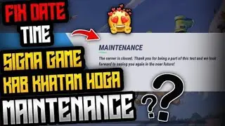 Sigma Game Marinated Server Is Closed || Sigma Game Not Opening Today