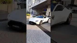 Aston Martin convoy leaving in British style 🗿🗿🫡🫡