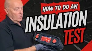 How to use a Megger MFT X1 for an insulation test