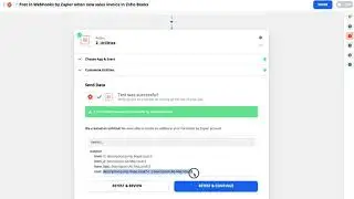 Zapier line-items to an array and to a CSV file
