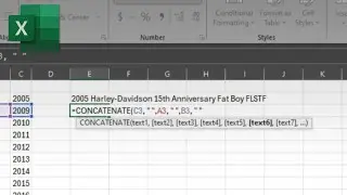 Excel Combine Text from Two or More Cells into One