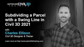Subdividing a Parcel with a Swing Line in Civil 3D