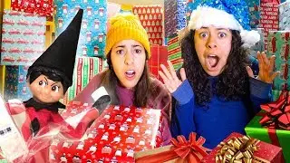 Bad Elf on a Shelf filled our room with presents Christmas Prank! Opening up 1,000 Mystery Boxes!